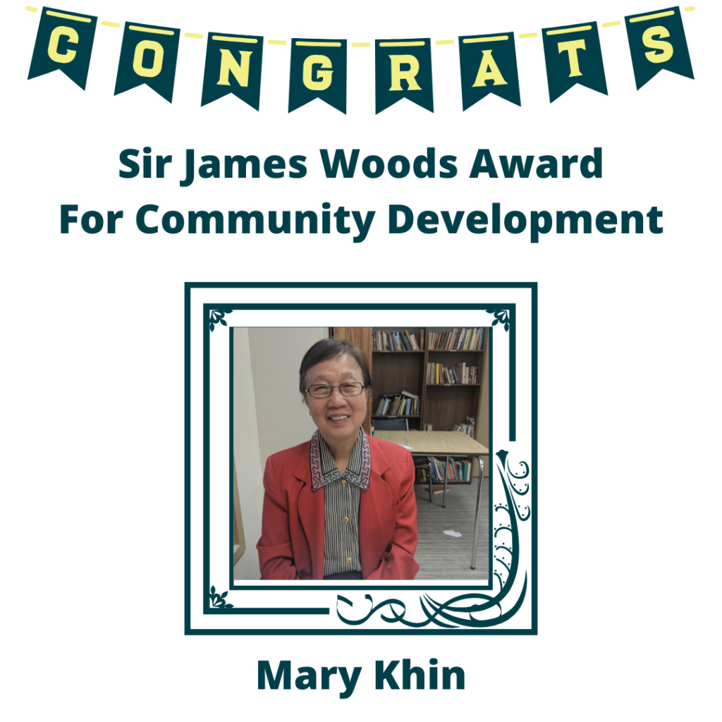 2020 Award recipient Mary Khin